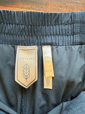 Indygena Black Elastic Waist Skort - XL